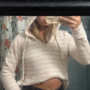 Women's Pink and Cream Jumper